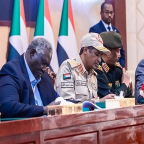 Signing of the Sudanese Framework Agreement by Zakia Muhammad Sadeeg